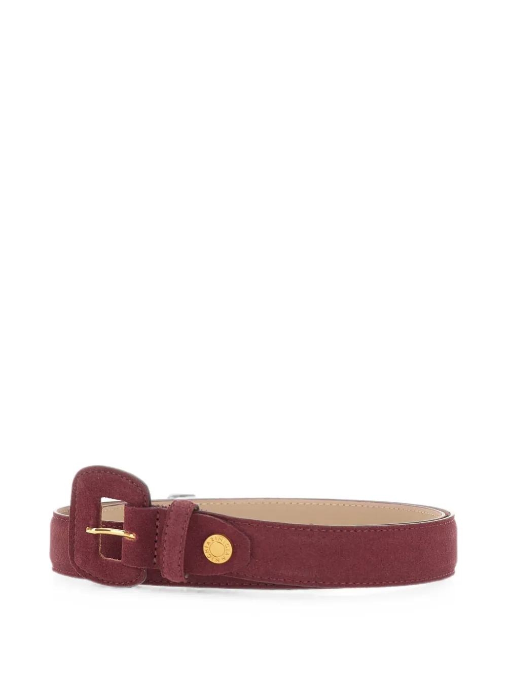 GIANNI CHIARINI Suède gespriem Rood