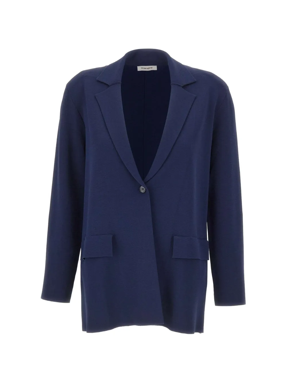 Kangra Milano-stitch single-breasted blazer - Blue