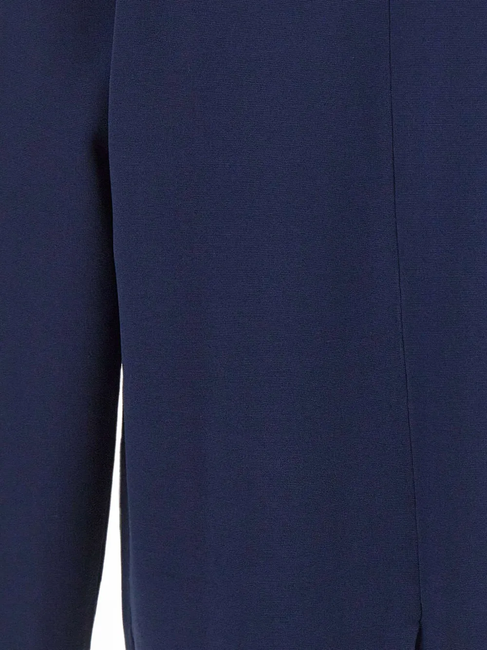 Kangra Mantel met enkele rij knopen en stiksel Blauw