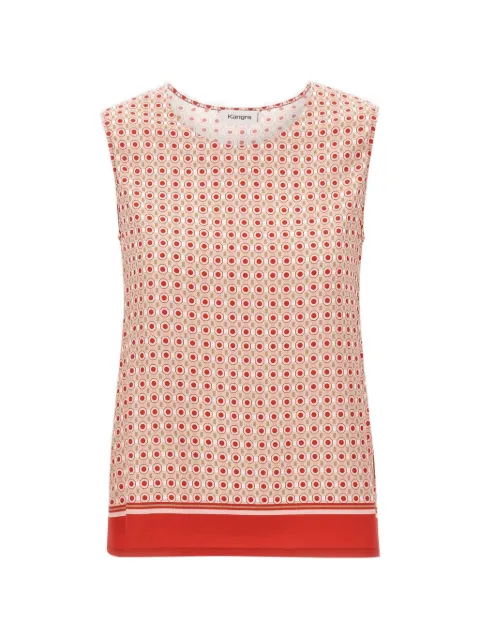 Kangra top con estampado micro