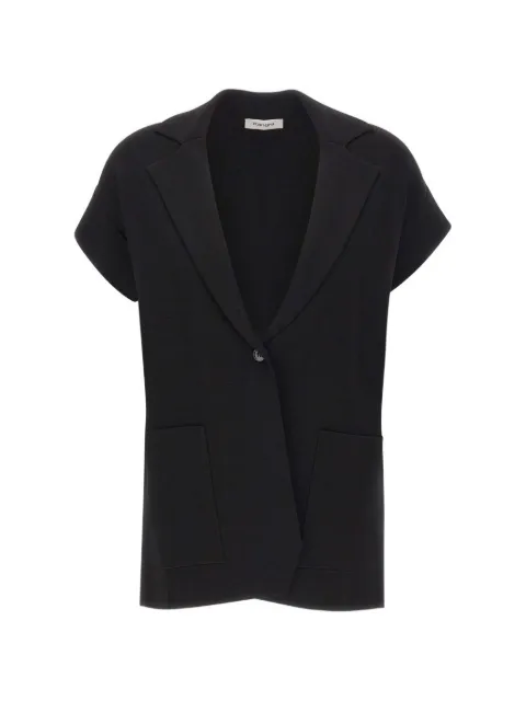 Kangra short-sleeve knitted blazer