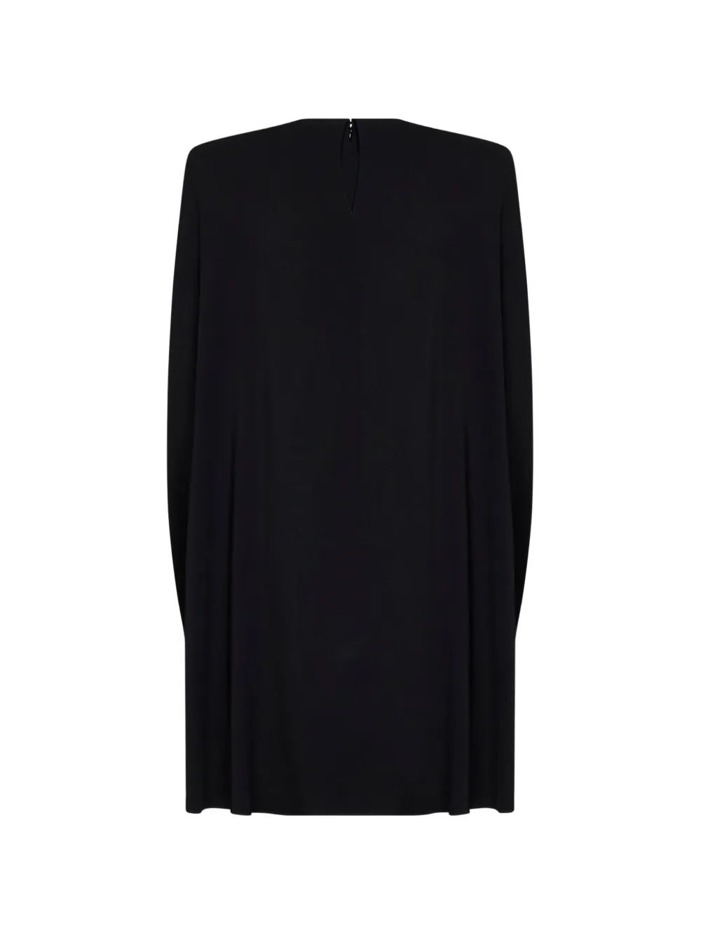Stella McCartney Geplooide mini-jurk met cape-stijl Zwart