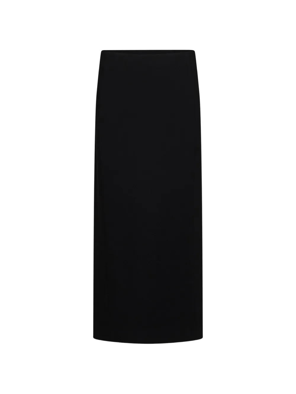 KHAITE slit-detail panelled maxi skirt - Black