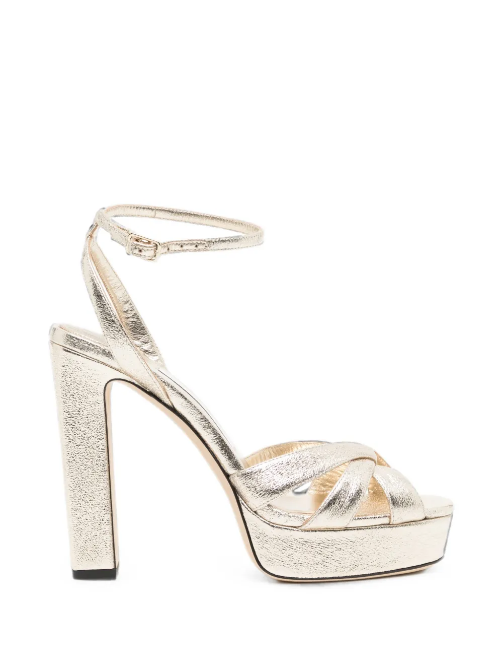 Jimmy Choo Kove 120 platform sandals - Gold