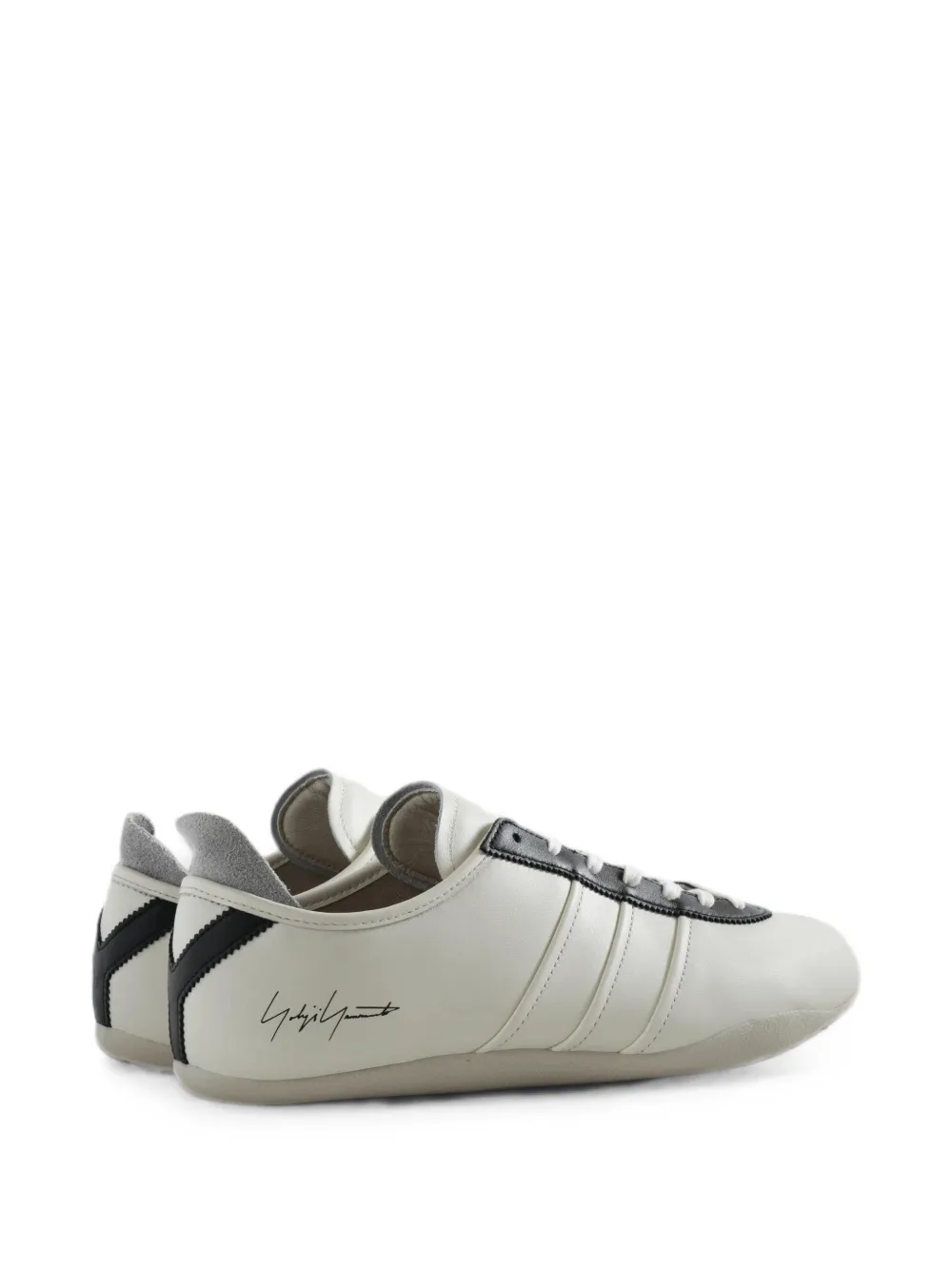 Y-3 Tokyo signature-print low-top sneakers Beige