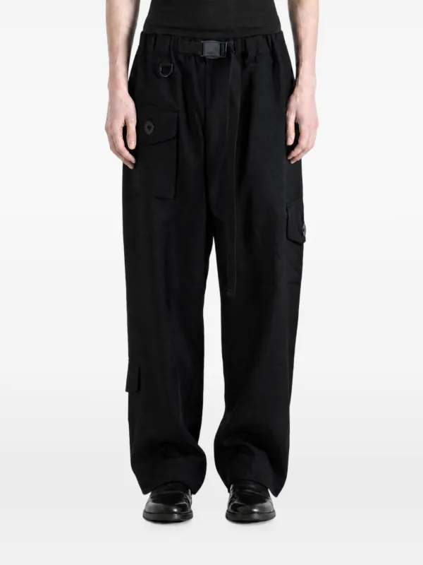 Y-3 Sport Uniform Tapered Pants | Black | FARFETCH