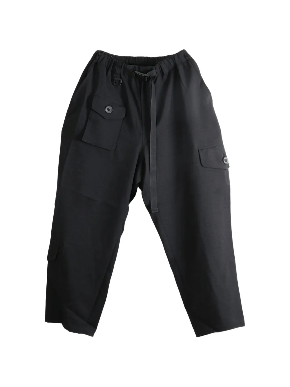 Y-3 belted wide-leg trousers - Nero