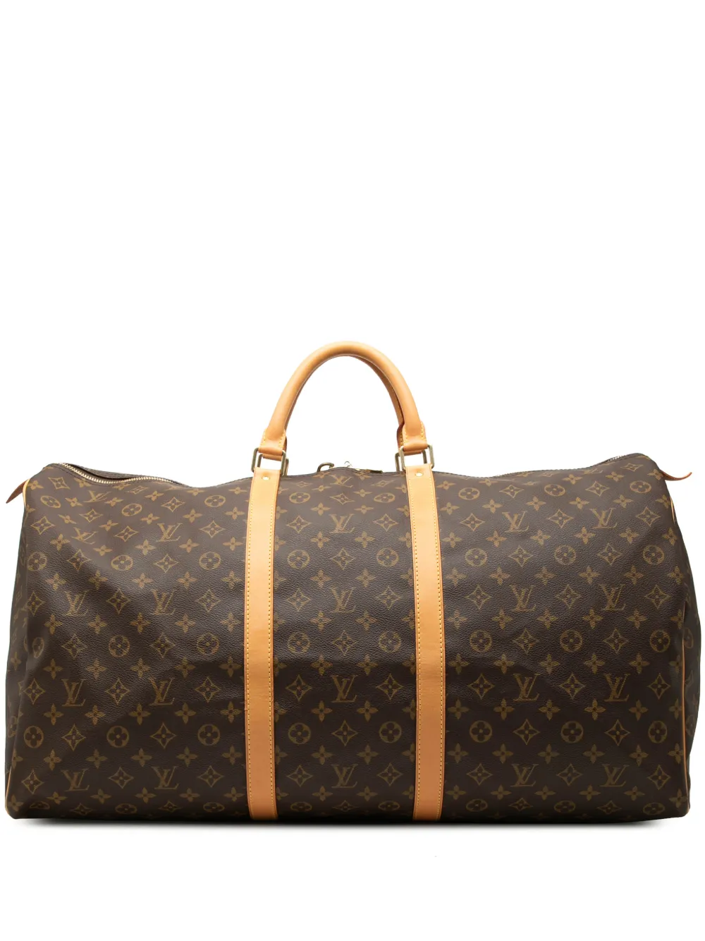 Louis Vuitton Pre-Owned Borsa da viaggio Keepall 60 con monogramma 2001 - Marrone