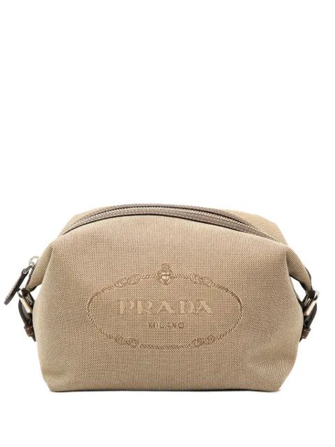 Prada Pre-Owned 2000-2013 Canvas Canapa Logo pouch