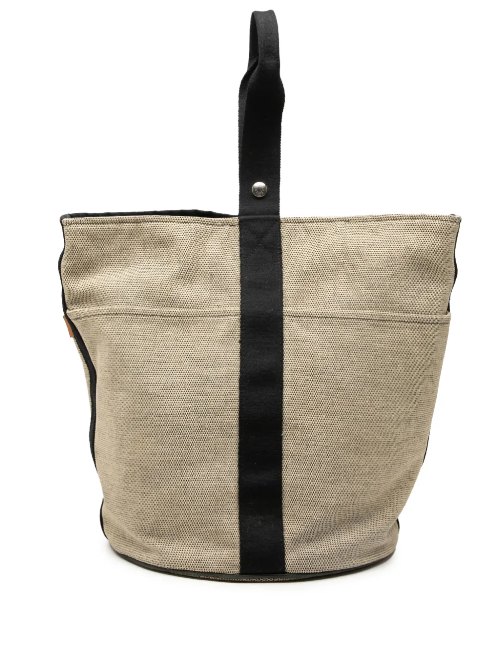 Hermès Pre-Owned Borsa a secchiello Saxo GM in tela 2010-2026 - Toni neutri