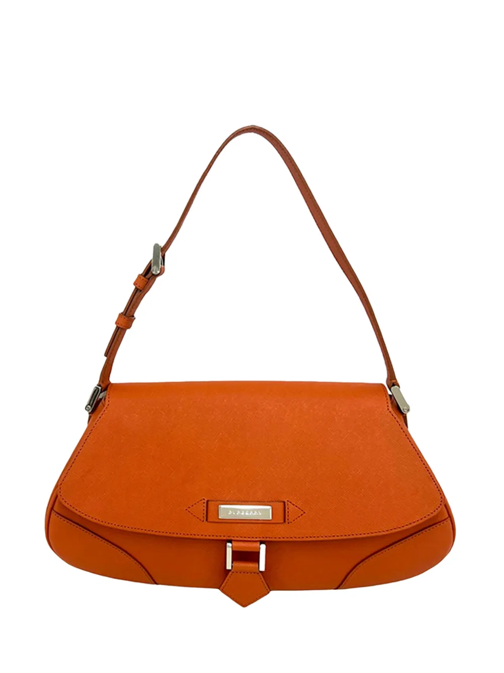 Burberry Pre-Owned Borsa a spalla in pelle di vitello 2000-2017 - Arancione