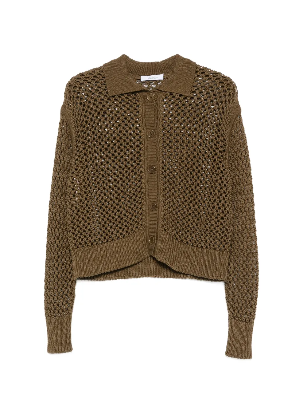Max Mara Cardigan traforato - Verde