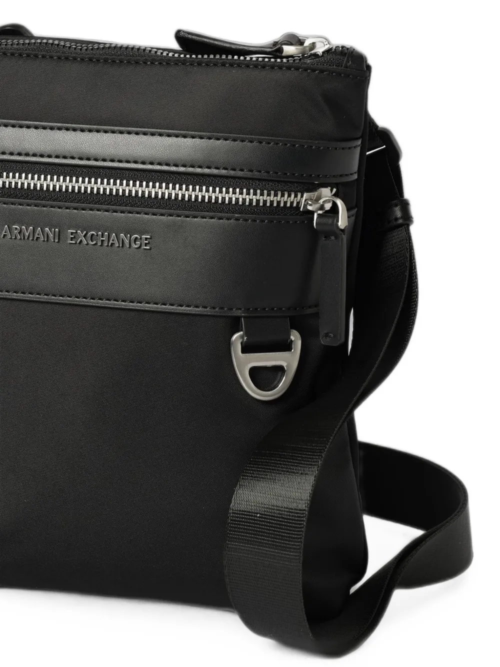 Armani Exchange Schoudertas met logo Zwart