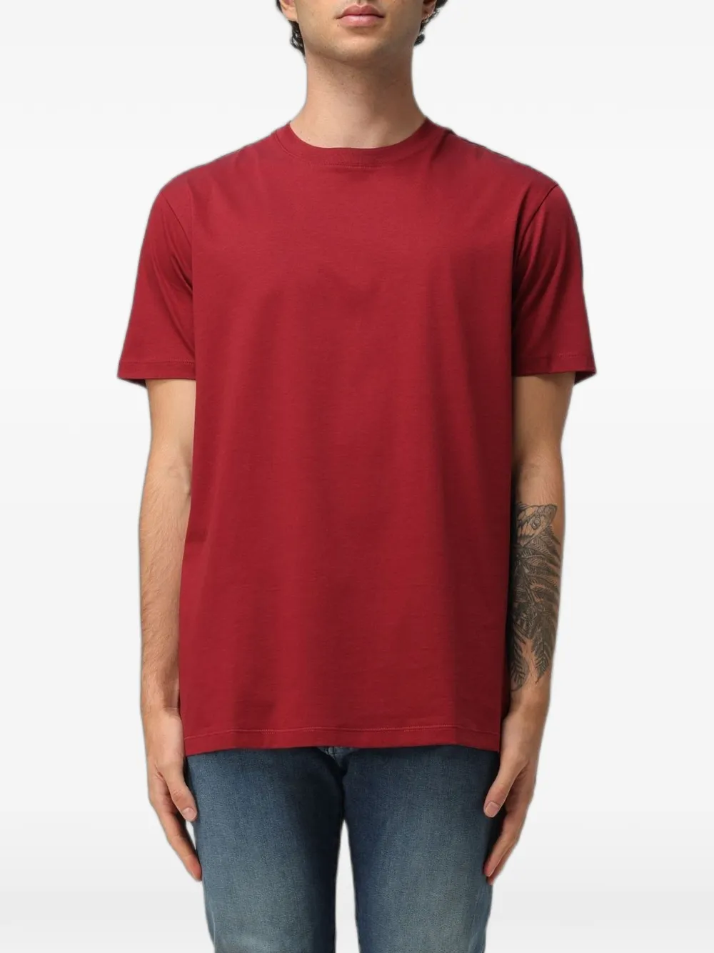 Emporio Armani cotton T-shirt - Rosso