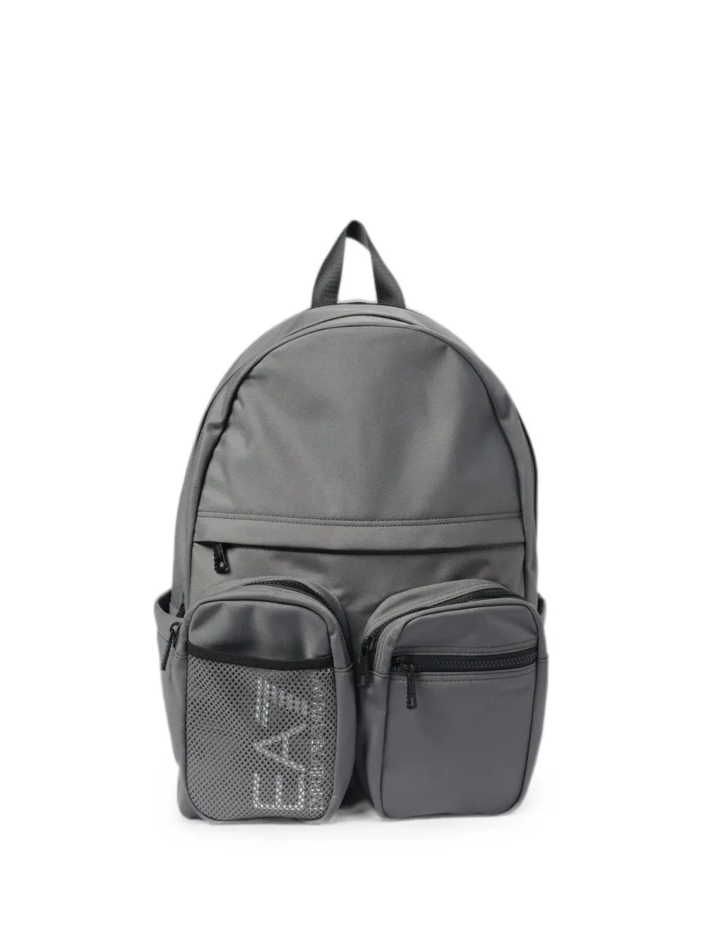 Ea7 Emporio Armani logo-detail multi-pocket backpack - Grigio