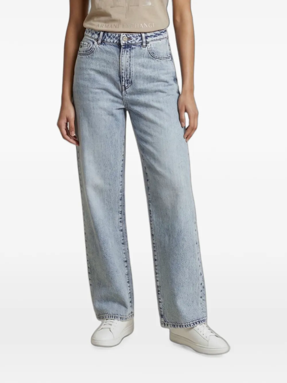 Armani Exchange Straight jeans Blauw