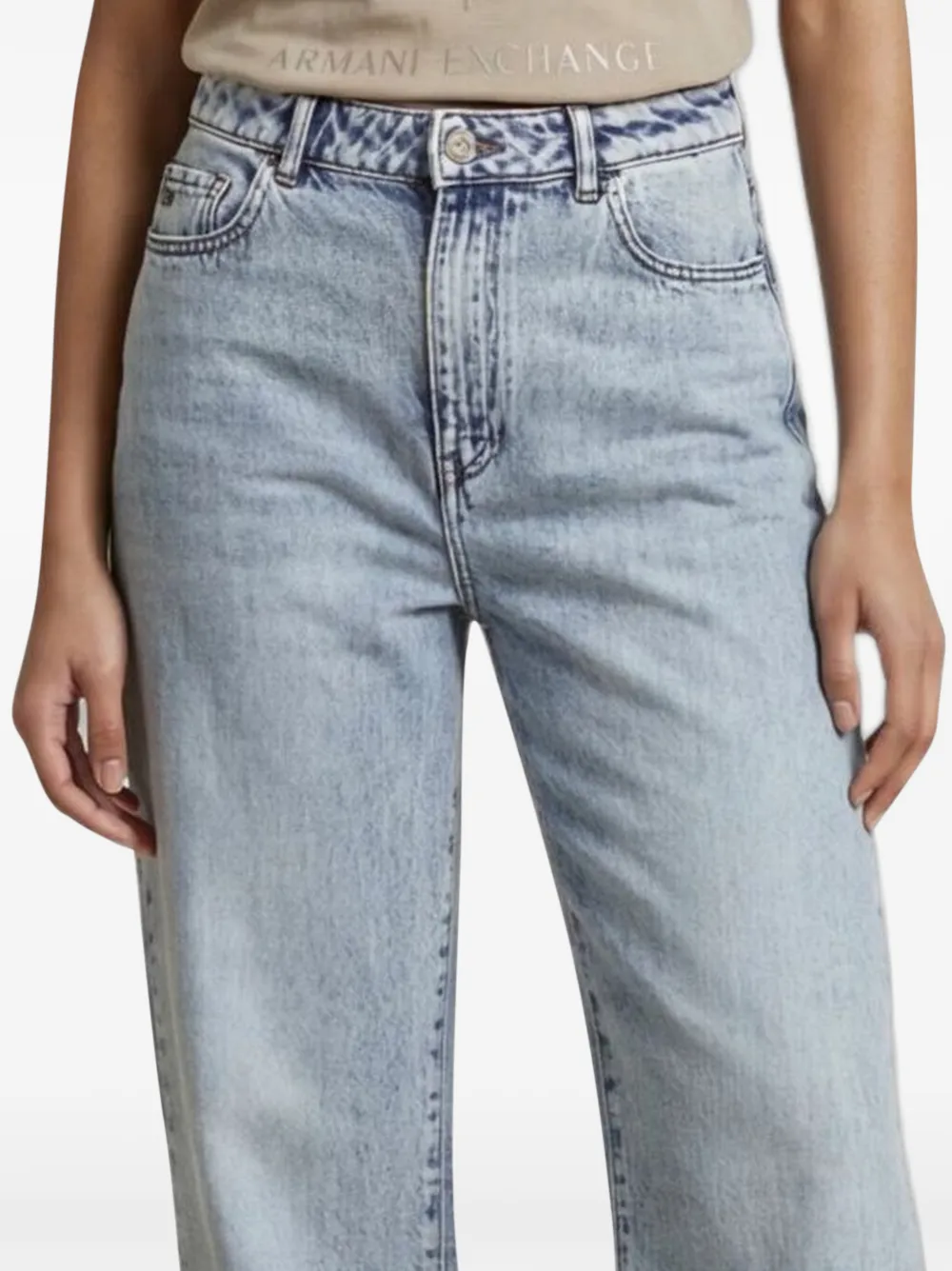 Armani Exchange Straight jeans Blauw