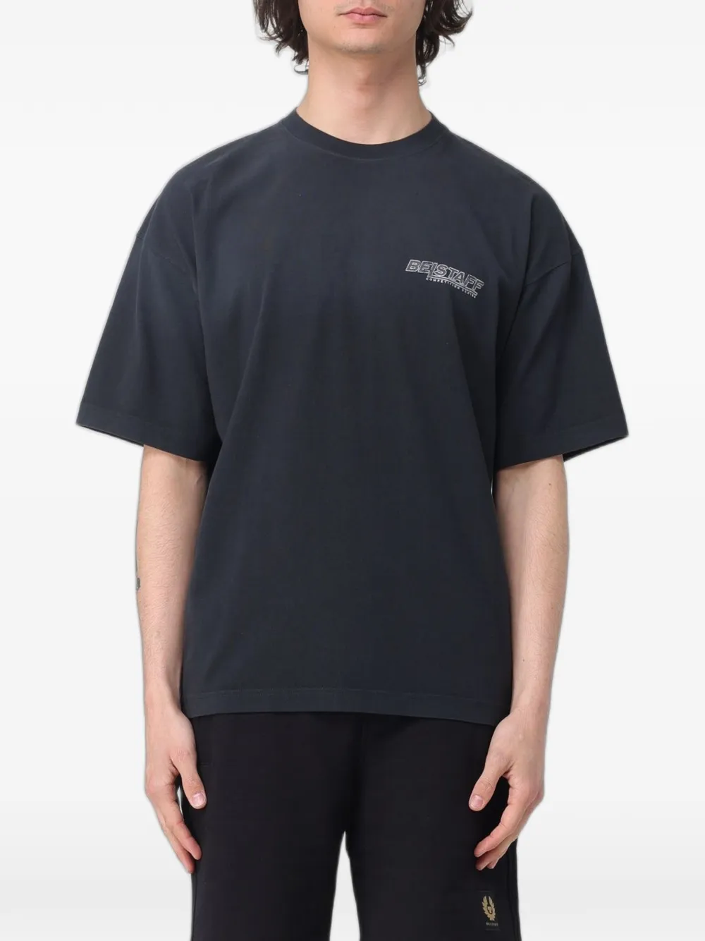 Belstaff logo-print cotton T-shirt - Grau