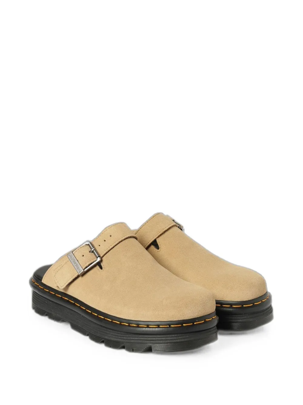 Dr Martens Zebzag suede mules Beige