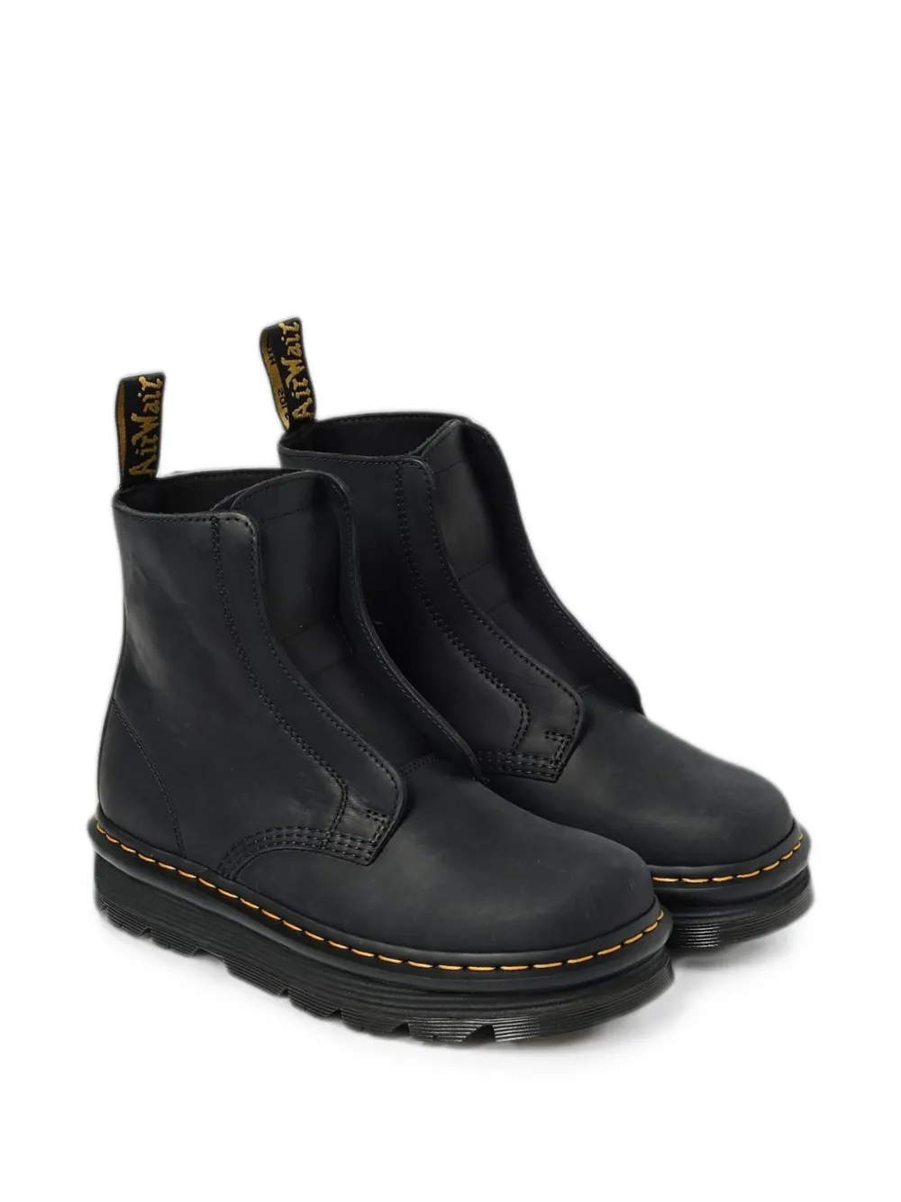 Dr. Martens Zebzag Laceless leather ankle boots Zwart