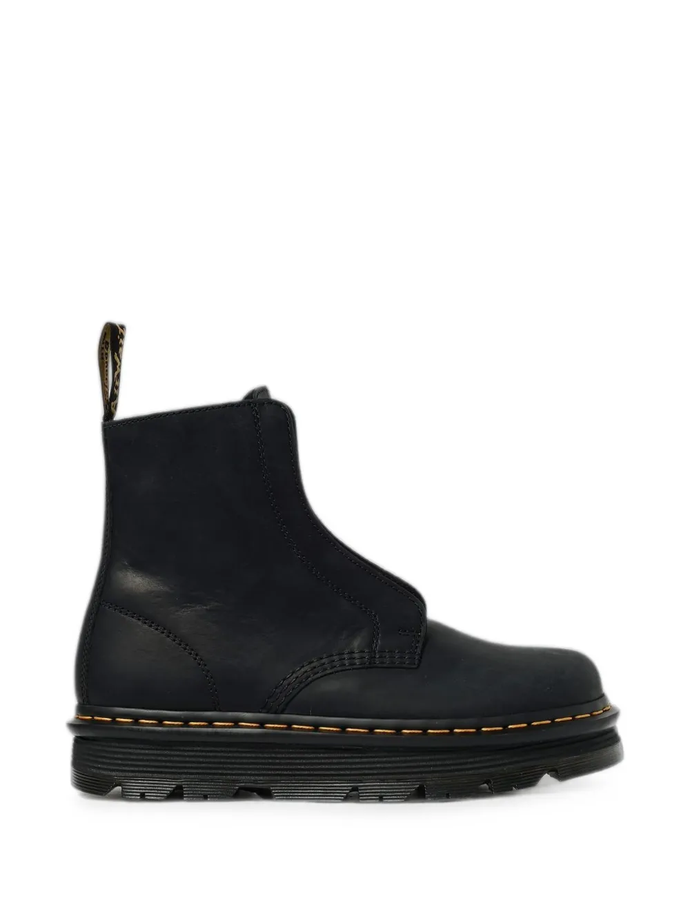 Dr. Martens Zebzag Laceless leather ankle boots Zwart
