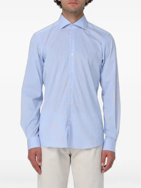 Fay striped long-sleeve shirt
