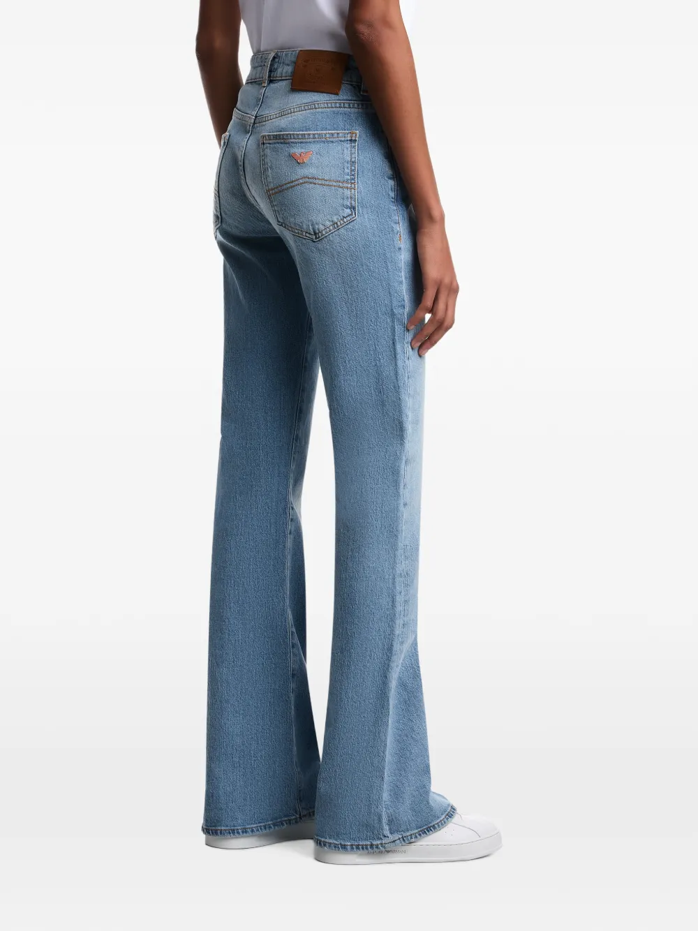 Emporio Armani J7J flared jeans Blauw