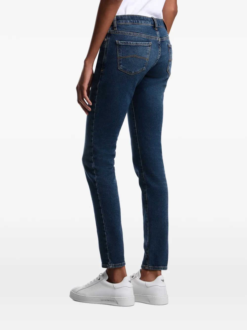 Emporio Armani J06 slim-fit jeans Blauw
