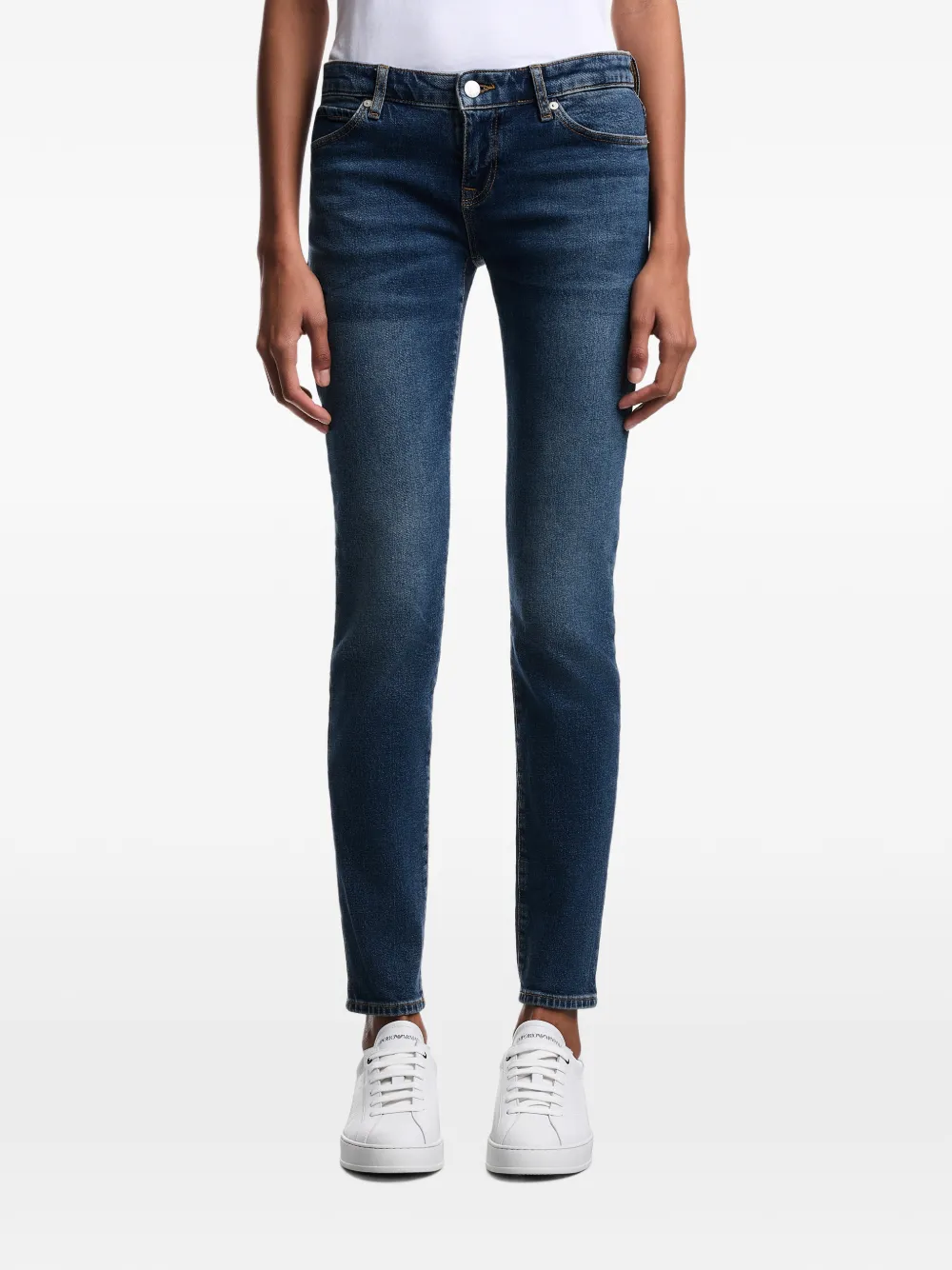 Emporio Armani J06 slim-fit jeans Blauw