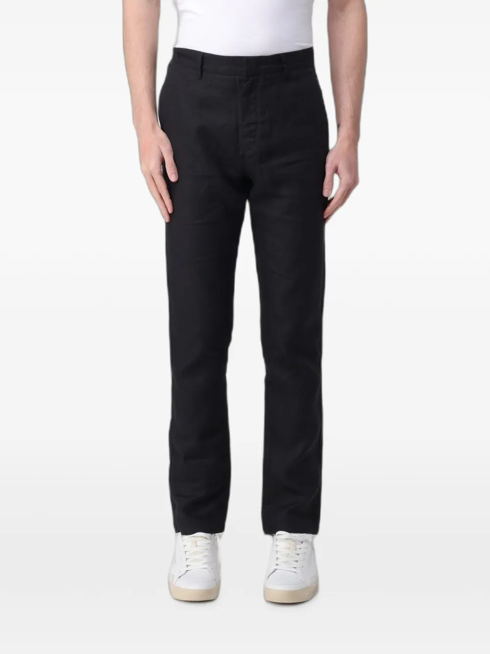 Colmar linen chino trousers - Schwarz