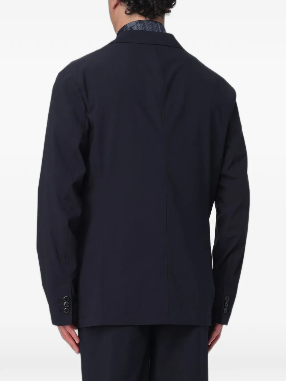 Armani Exchange Blazer met enkele rij knopen Blauw