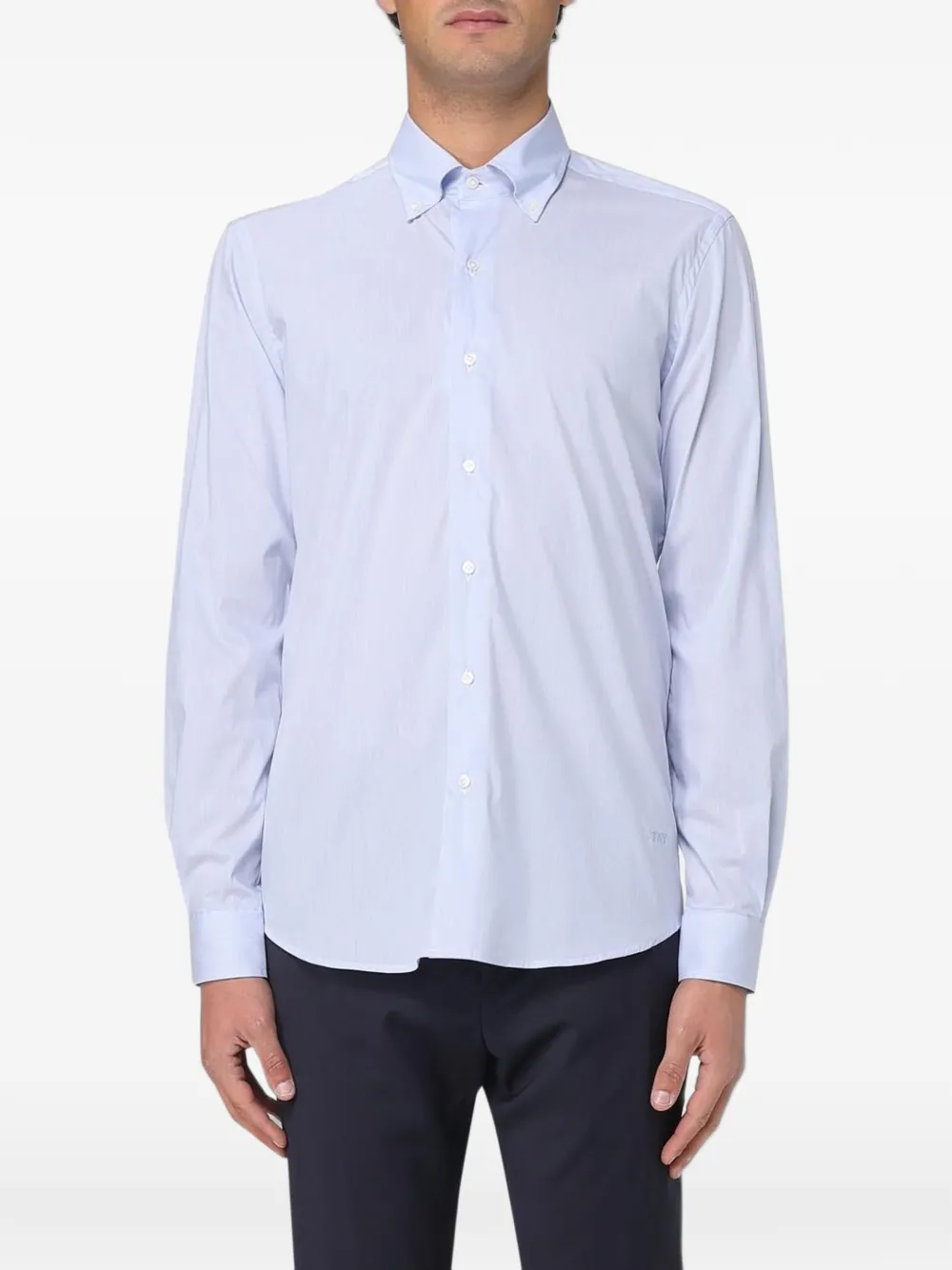 Fay button-down collared shirt - Blau