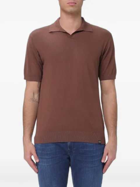 Colmar fine-knit polo-collar T-shirt
