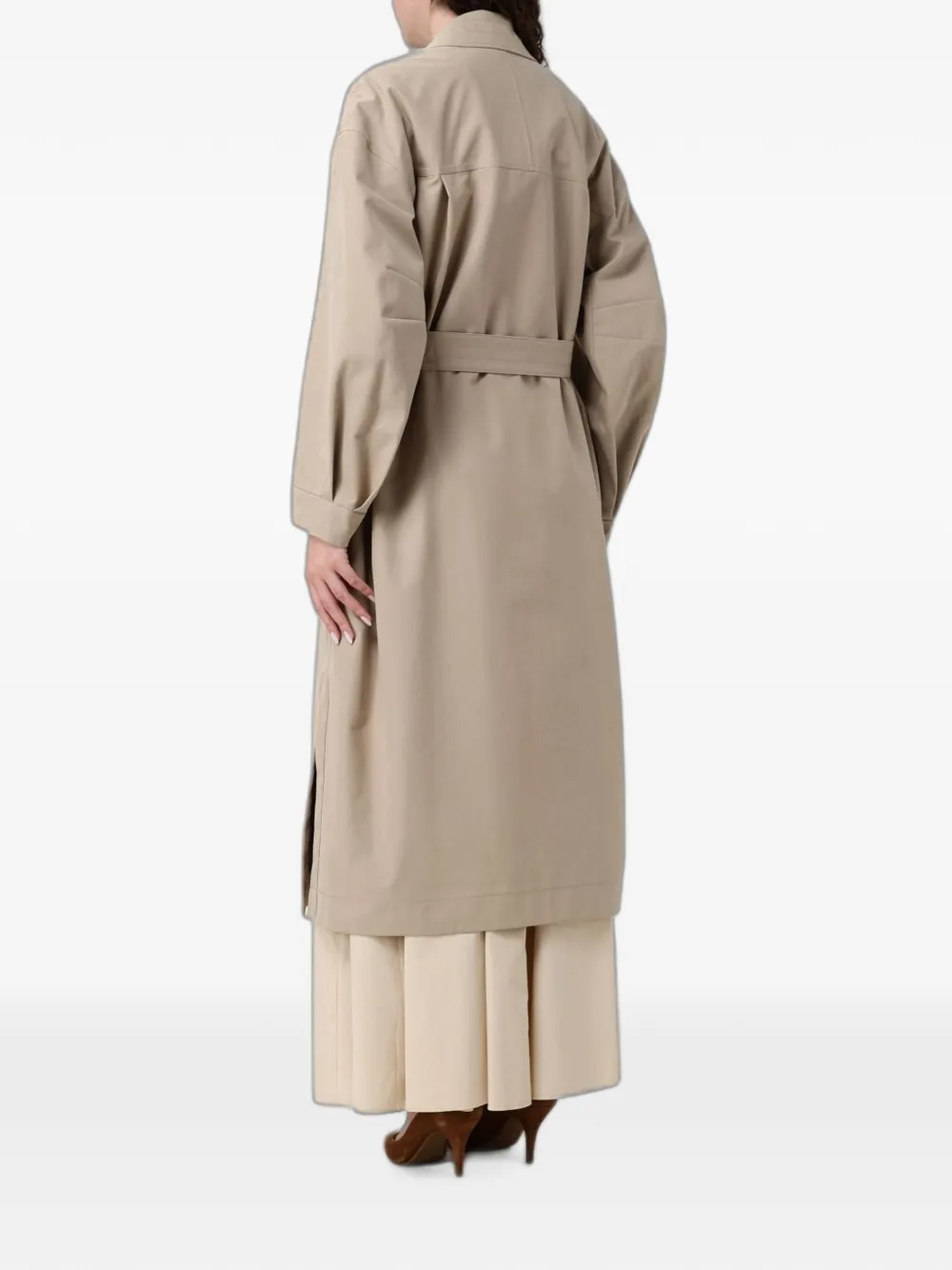 Max Mara Trenchcoat met ceintuur Beige