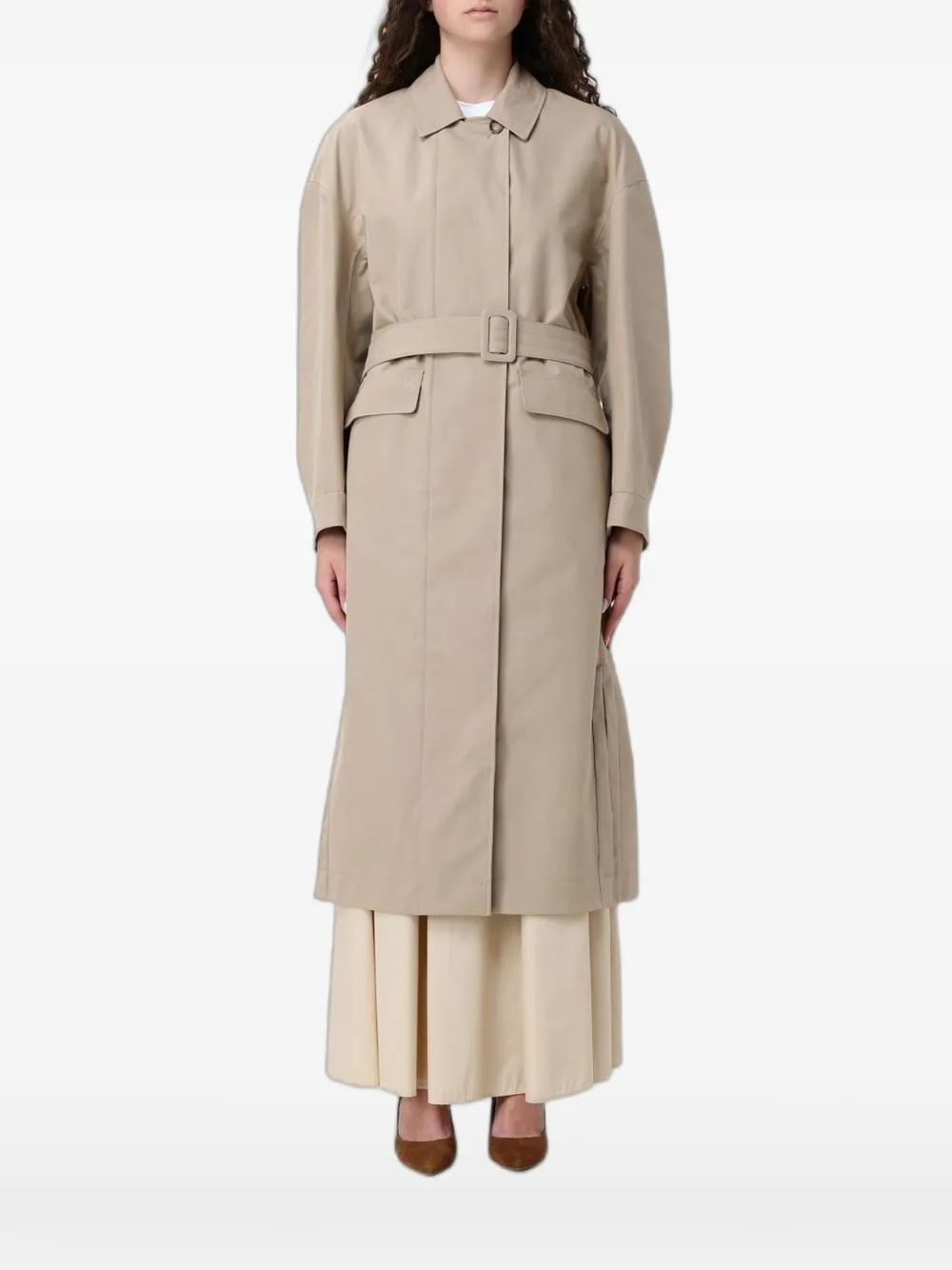 Max Mara belted trench coat - Toni neutri