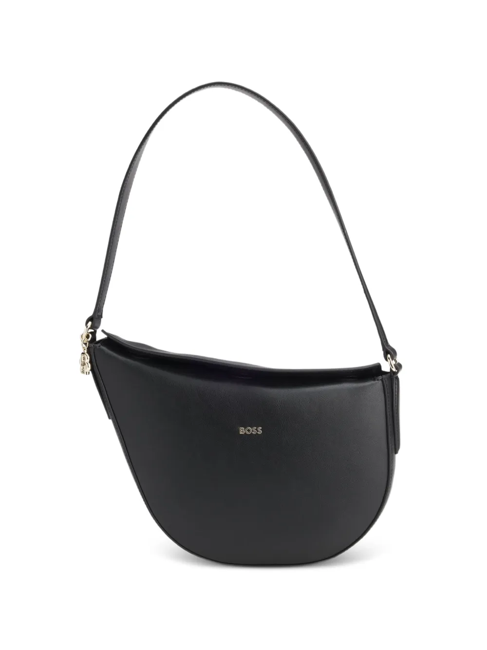 BOSS logo-plaque hobo handbag - Nero