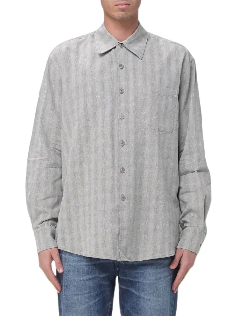 OUR LEGACY herringbone-patterned chest-pocket shirt
