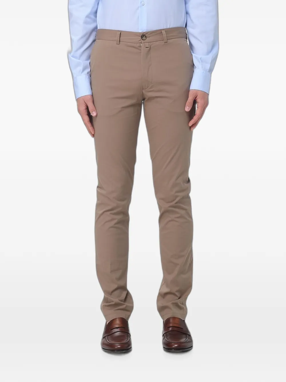 BROOKSFIELD slim-fit chino trousers - Braun