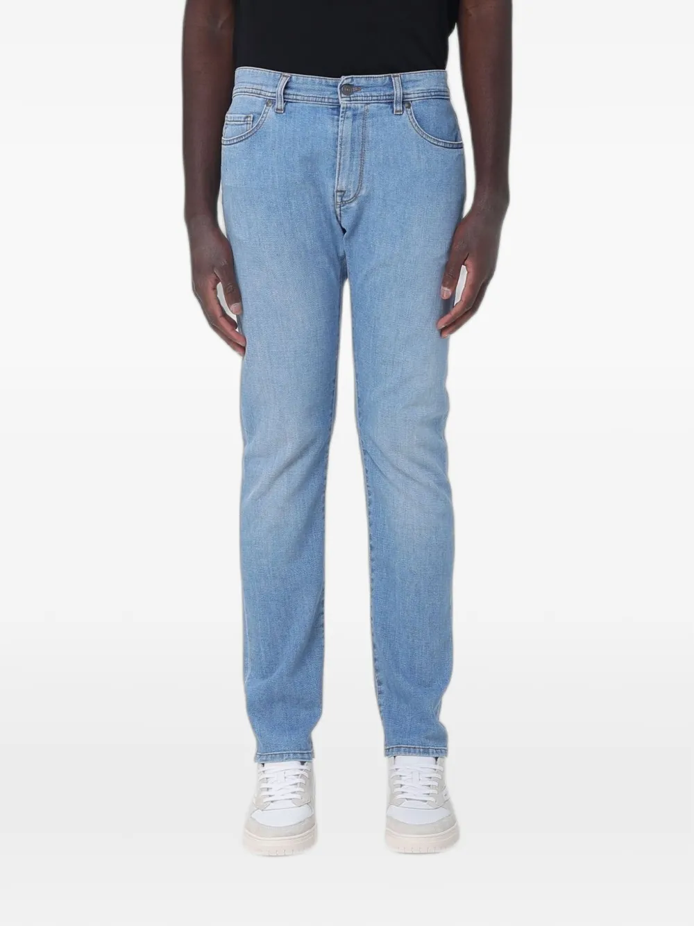 BROOKSFIELD five-pocket slim-fit jeans - Blu