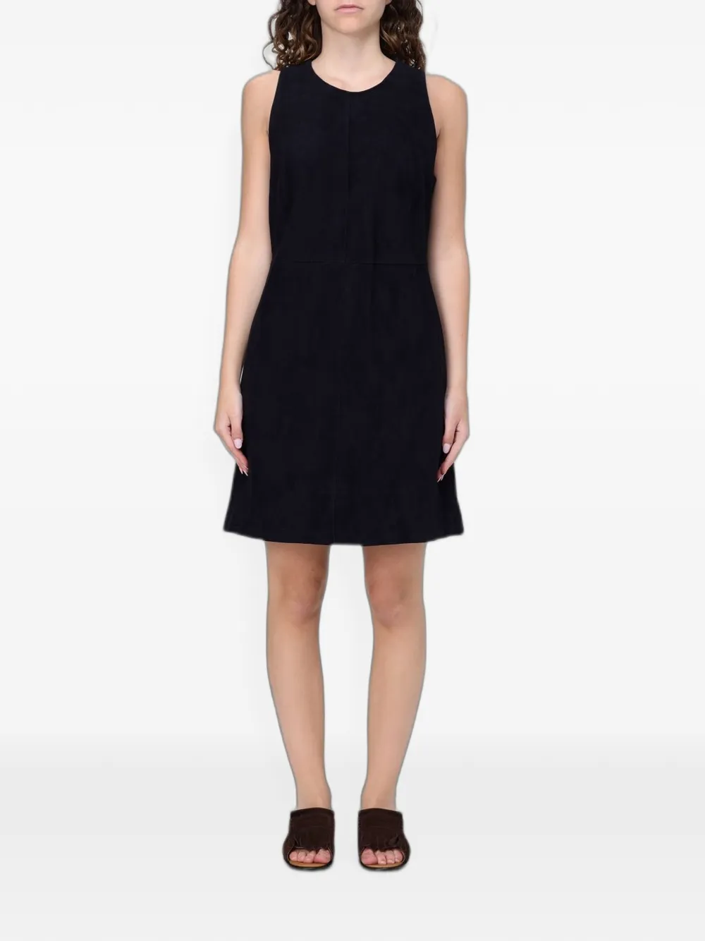 BOSS suede mini dress - Blu