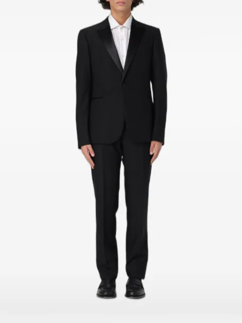 Emporio Armani peak-lapel single-breasted suit