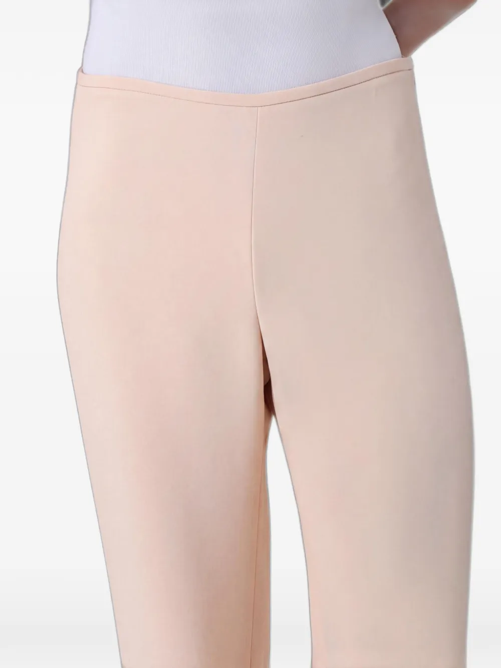 Emporio Armani Broek met wijde pijpen Beige