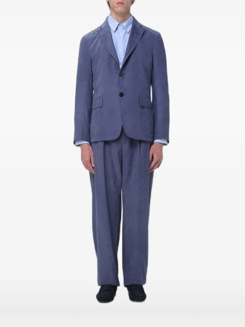 Emporio Armani single-breasted blazer - Blu