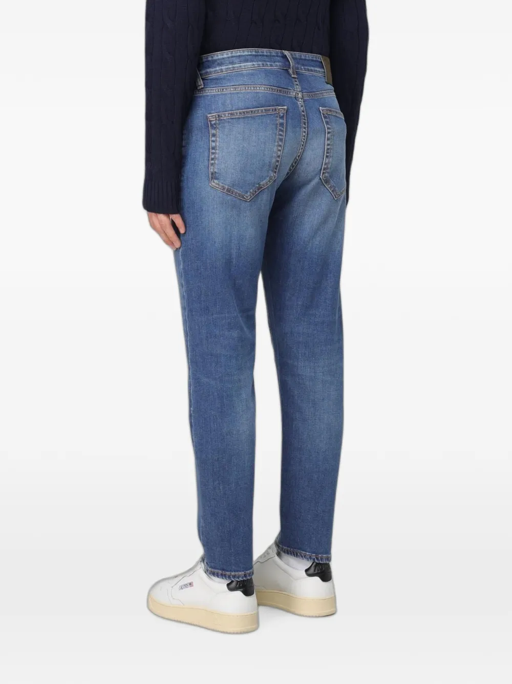 PT Torino Jeans met vijf zakken Blauw