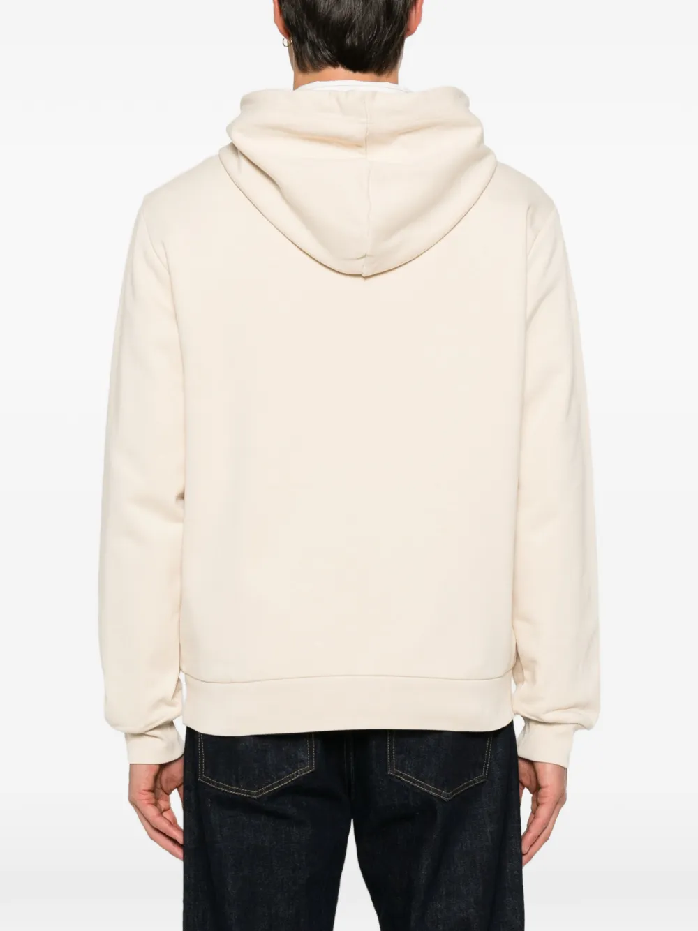 A.P.C. Hoodie met logoprint Beige