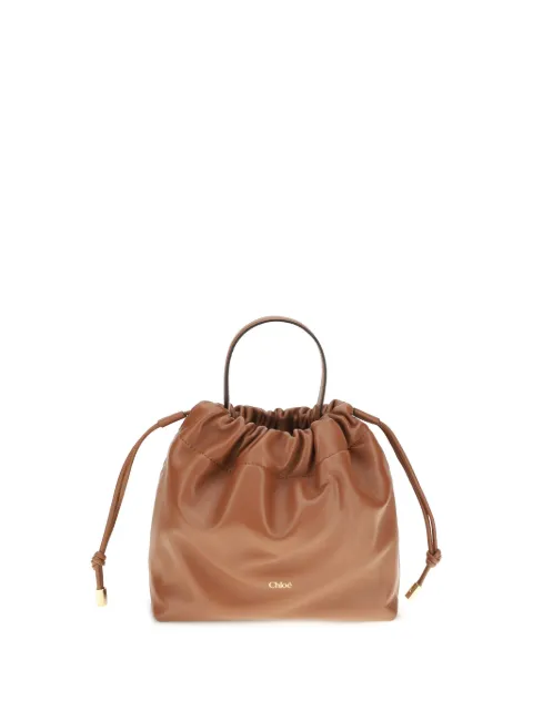 Chloé bolsa bucket Icons pequeña con cordones
