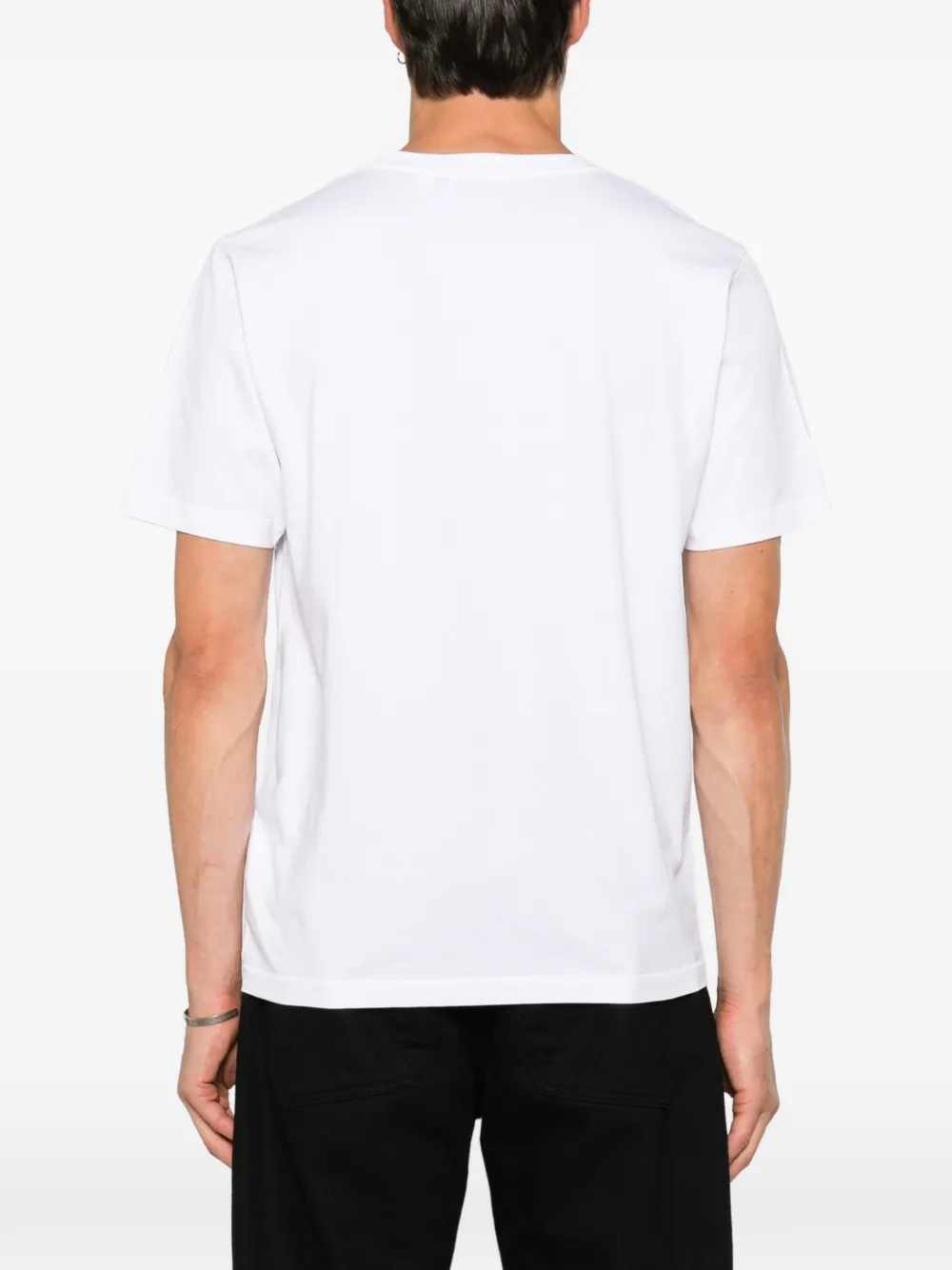 Off-White Katoenen T-shirt met geborduurd logo Wit