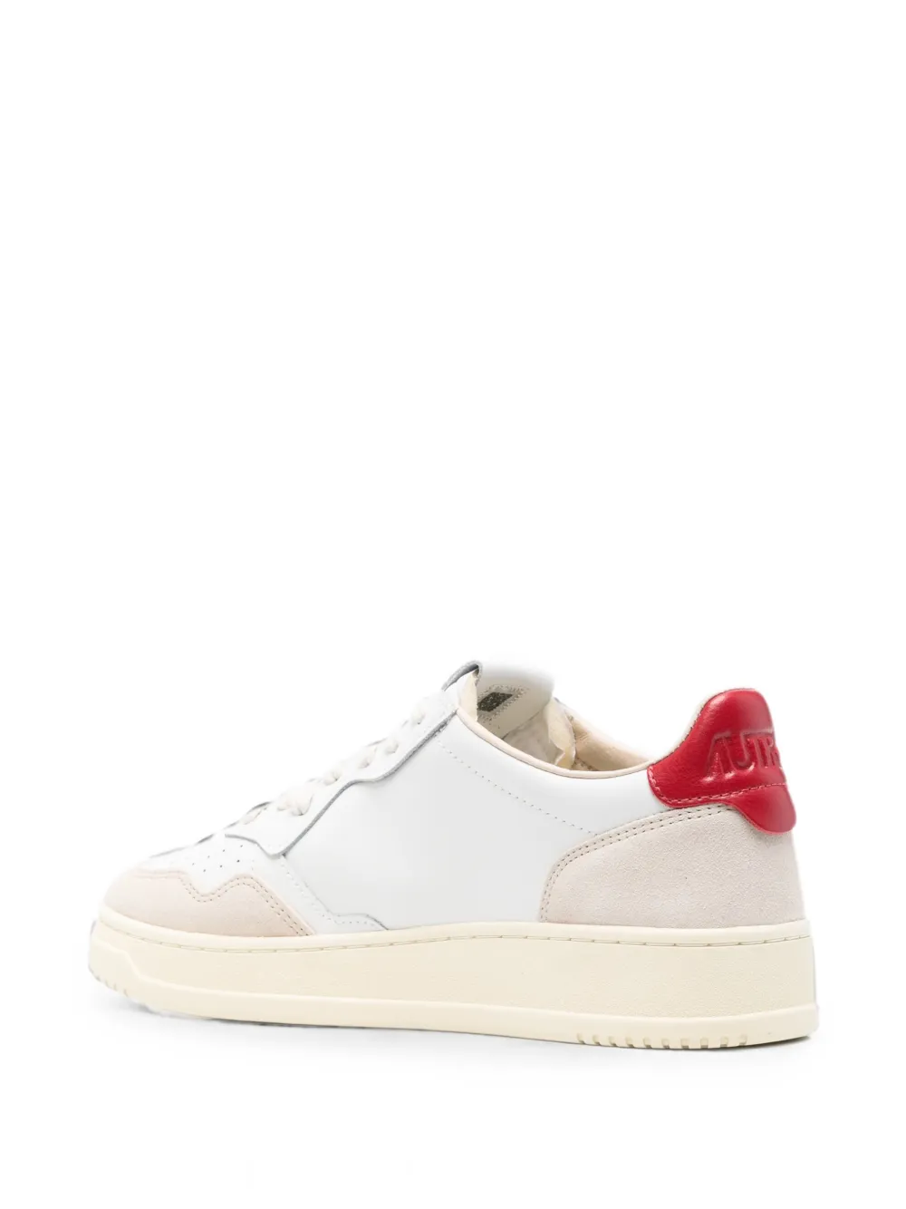 Autry Medalist suede-panelled sneakers Wit