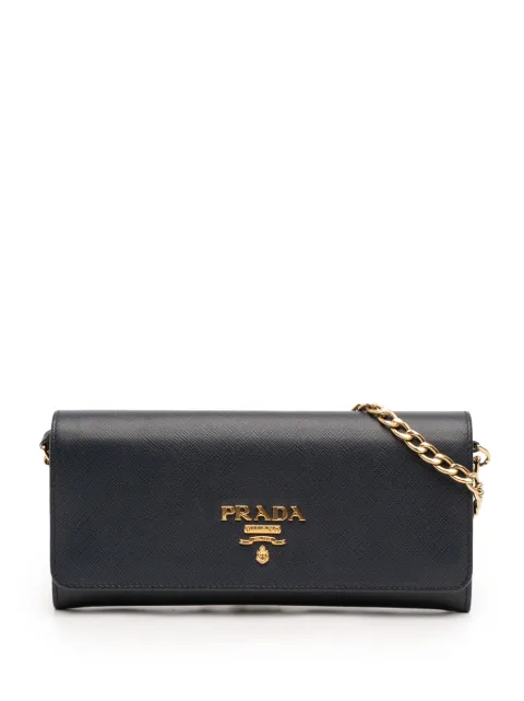 Prada Pre-Owned 2013-2026 Saffiano Lux Wallet On Chain crossbody bag
