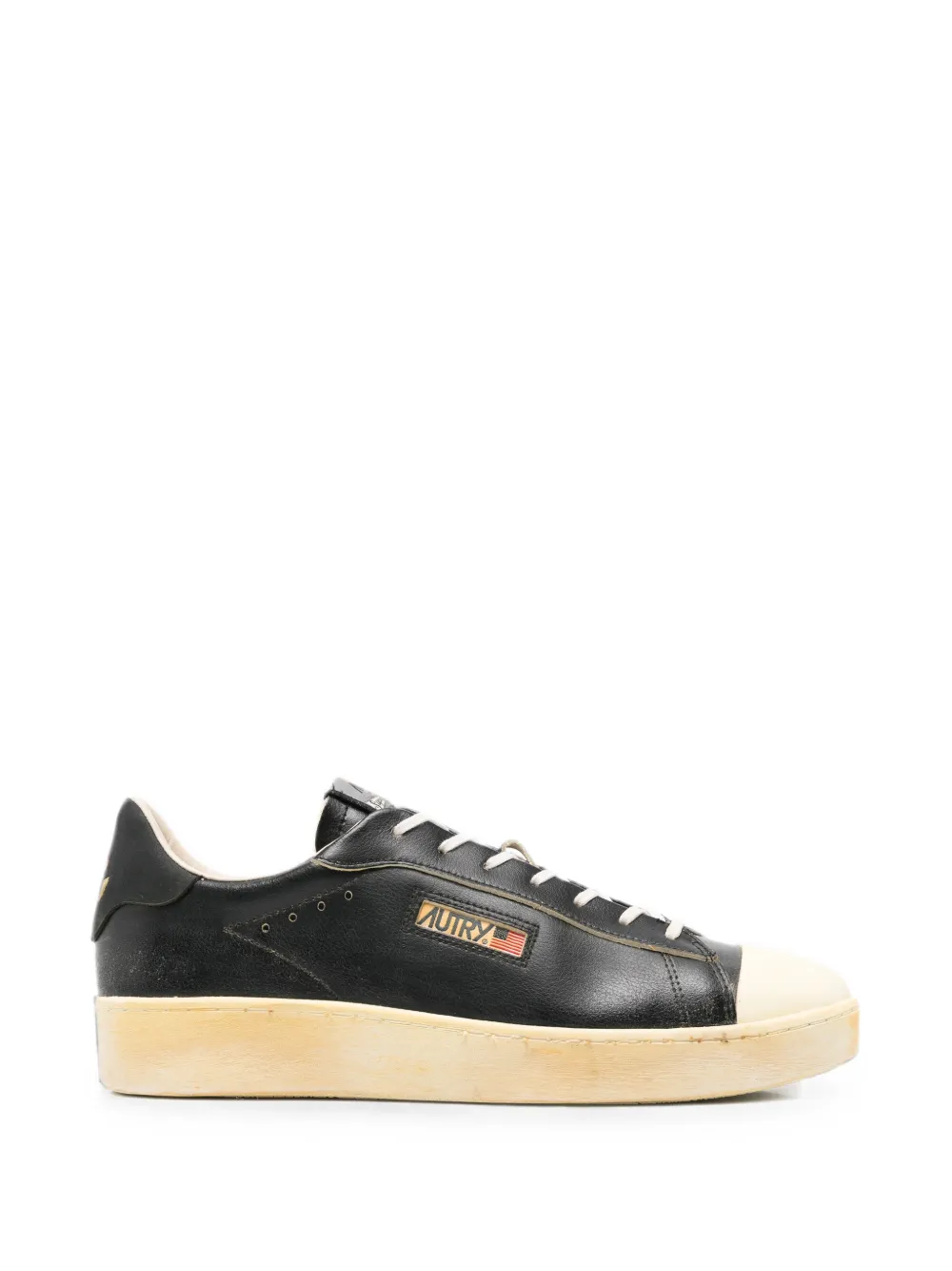 Autry Dallas Vintage leather sneakers - Nero